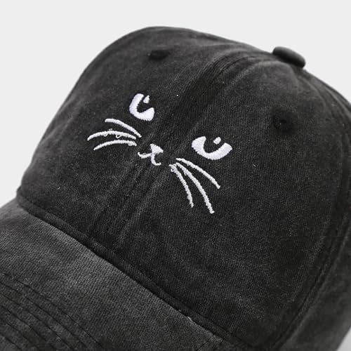 Image of XYIYI 2 Pack Unisex Washed Vintage Baseball Cap Golf Dad Hat Adjustable Classic Low Profile Plain Cap for Men Women