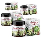Original Röck Murmeltier-Salbe, 4x 100ml Glas