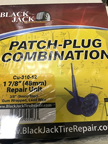 Black Jack Tire Repair Patch Plug Combo 3/8