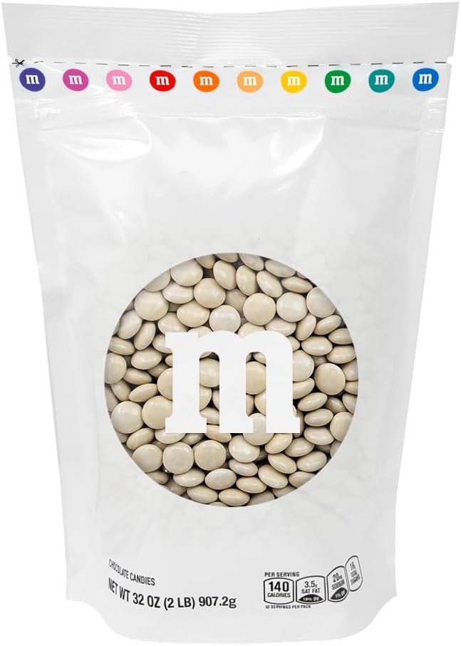 Cream Milk Chocolate Candy - 2lbs of Chocolate Candy Bulk in a Resealable Pack, For Weddings, Graduations, Birthday Party Favors, Desserts & More