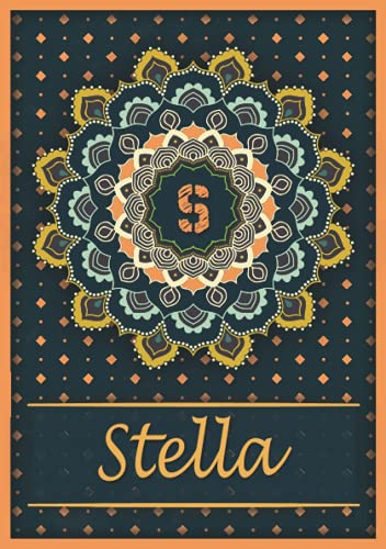Stella: Carnet de notes A5 | Prénom personnalisé Stella | Monogramme S | Cadeau d'anniversaire pou Stella: Carnet de notes A5 | Prénom personnalisé Stella | Monogramme S | Cadeau d'anniversaire pou