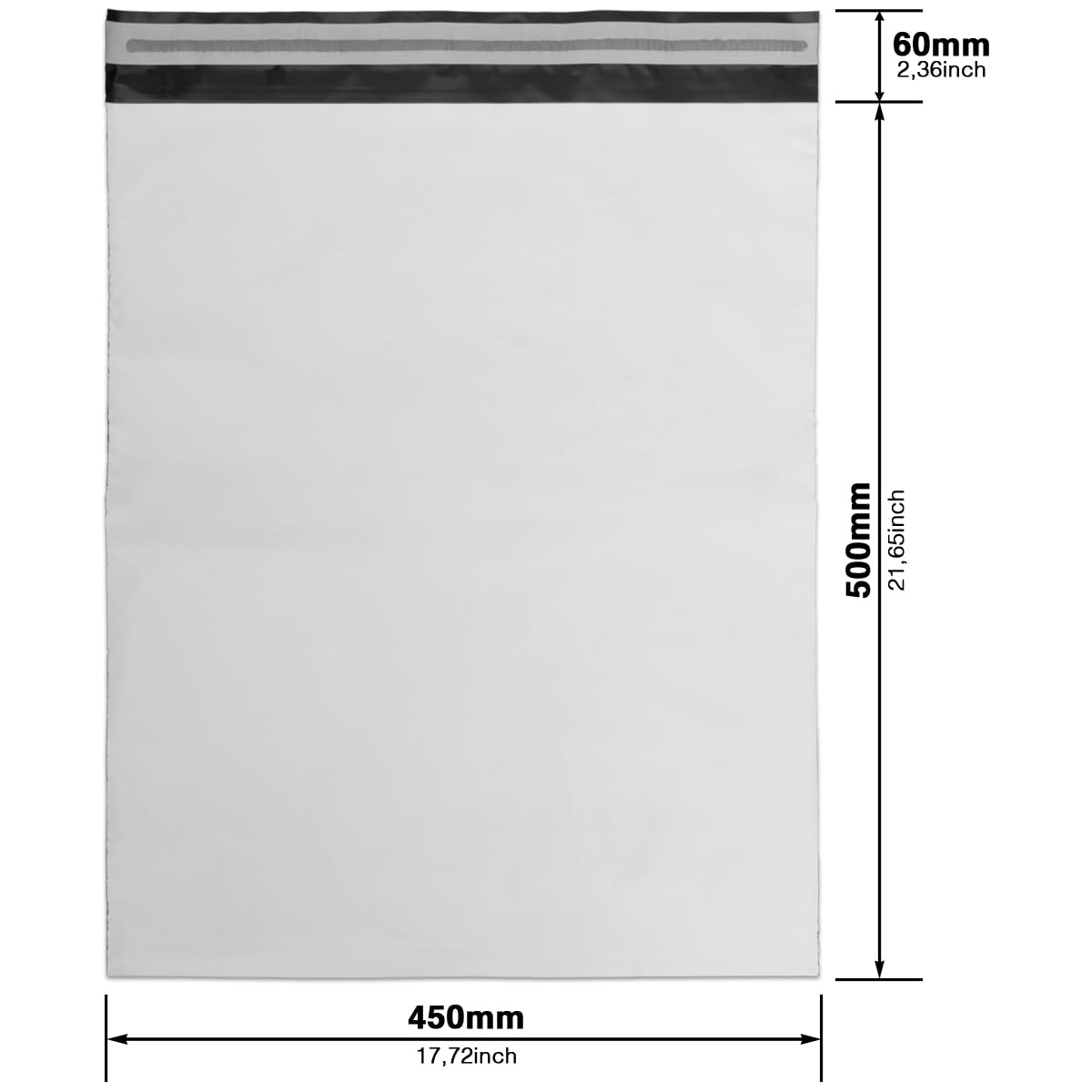 verpacking Buste per Spedizioni in plastica 45x55 cm Bianco [dimensione e quantità selezionabili] COEX Pacchi per Spedizioni Buste Plastica Autoadesive Sacchetti Spedizione Vinted 100 Pezzi