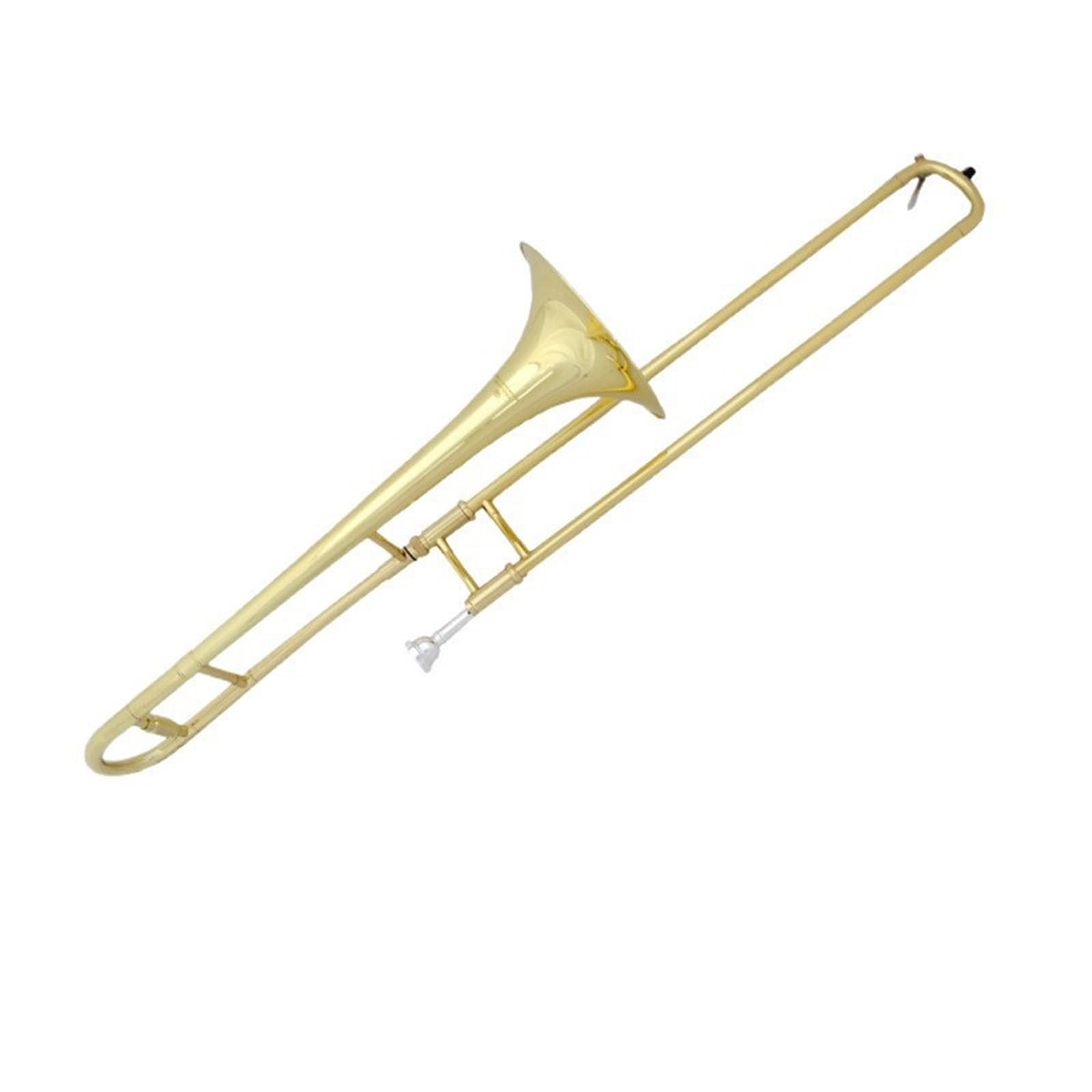 Instrumentos De Trombón Trombón Alto Sib Lacado En Oro Instrumento Para Principiantes