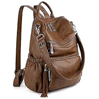 Algopix Similar Product 16 - UTO Women Backpack Purse Leather Vegan