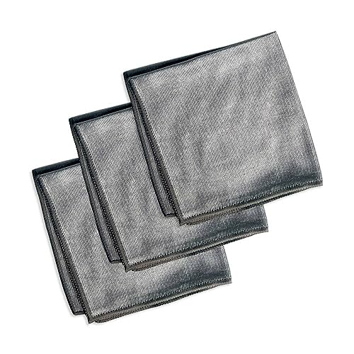 RIBAL Bright Microfiber Towels 3 Pieces 24x22x1ml Grey