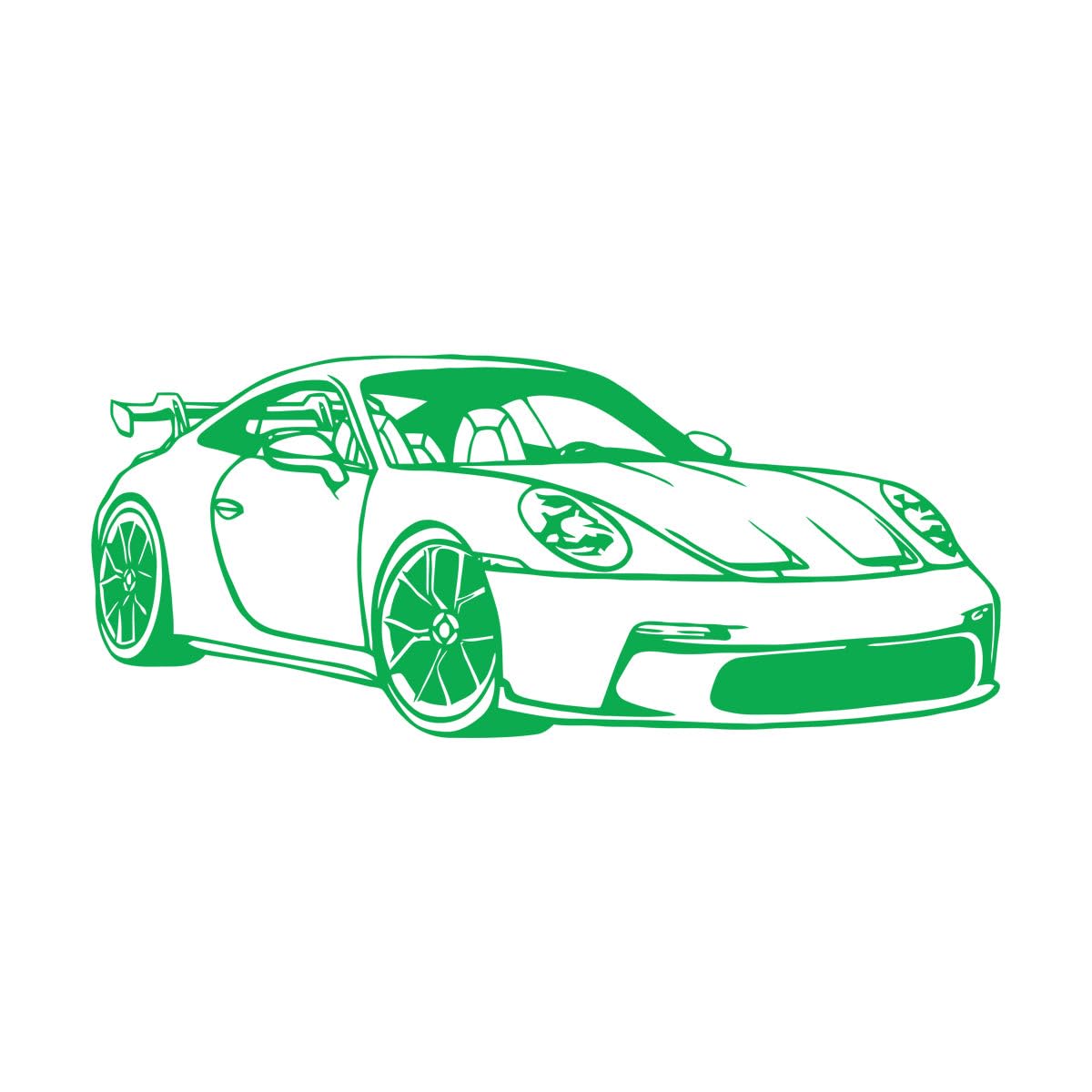 Sports Cars Wall Decals Vinyl Art Home Decor Living Room Kids Bedroom Garage Repair Shop Decoration Decals Poster Murals Extra Large - 65x154cm — image 1
