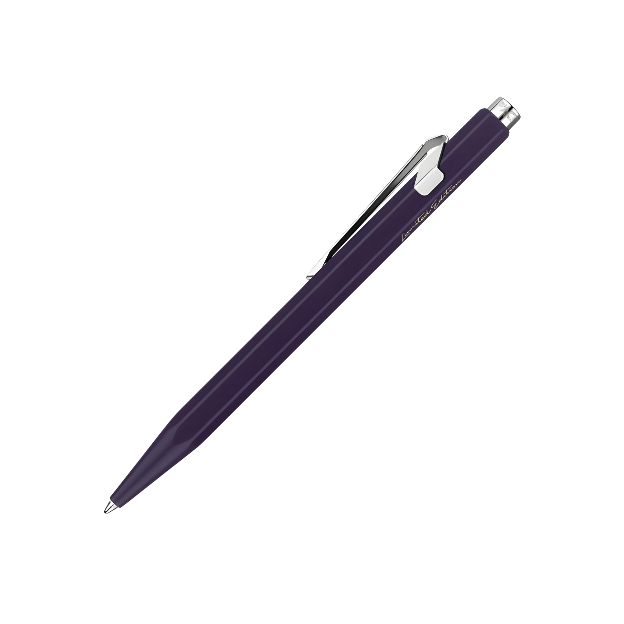 Caran D'Ache 849 penne a sfera colore viola scuro con confezione slim, edizione limitata, NN0849.461, viola