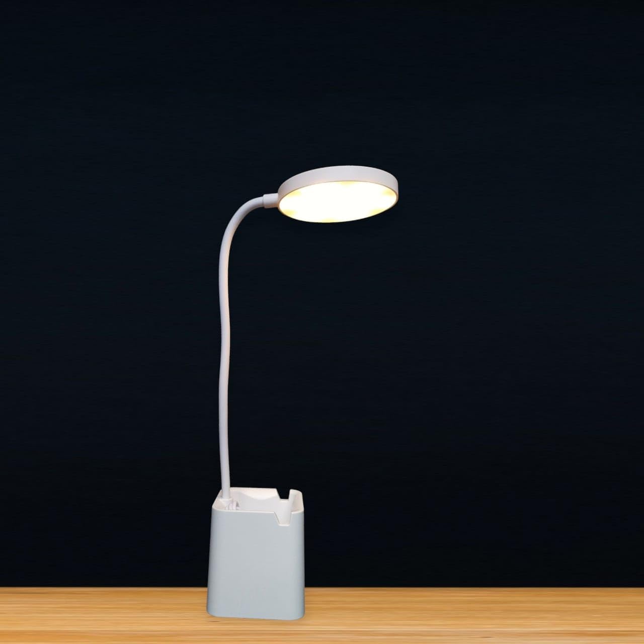 24 energy en-2001 desk lamp, touch control, dimmable, 3 colour modes, type-c usb charging, flexible gooseneck