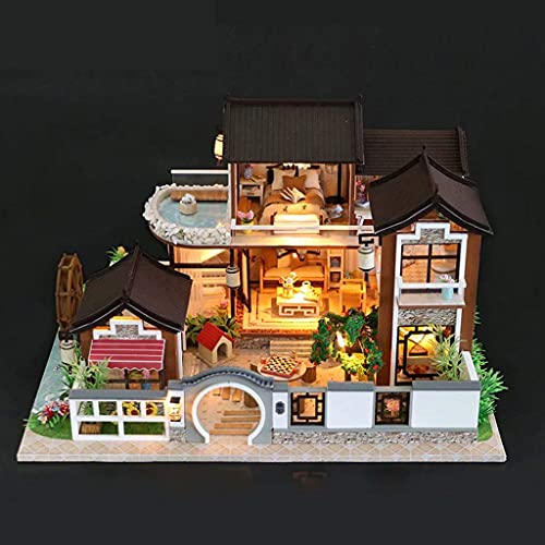Woodcraft Construction Kit-Holzmodellbau-Set, DIY-Miniatur-Puppenhaus-Set, Handgefertigte Mini-Raum-Bastelsets Mit… – Bild 8
