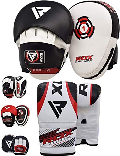 RDX Boxing Focus Punch Mitts MMA Training Punching Hook & Jab Strike Pads