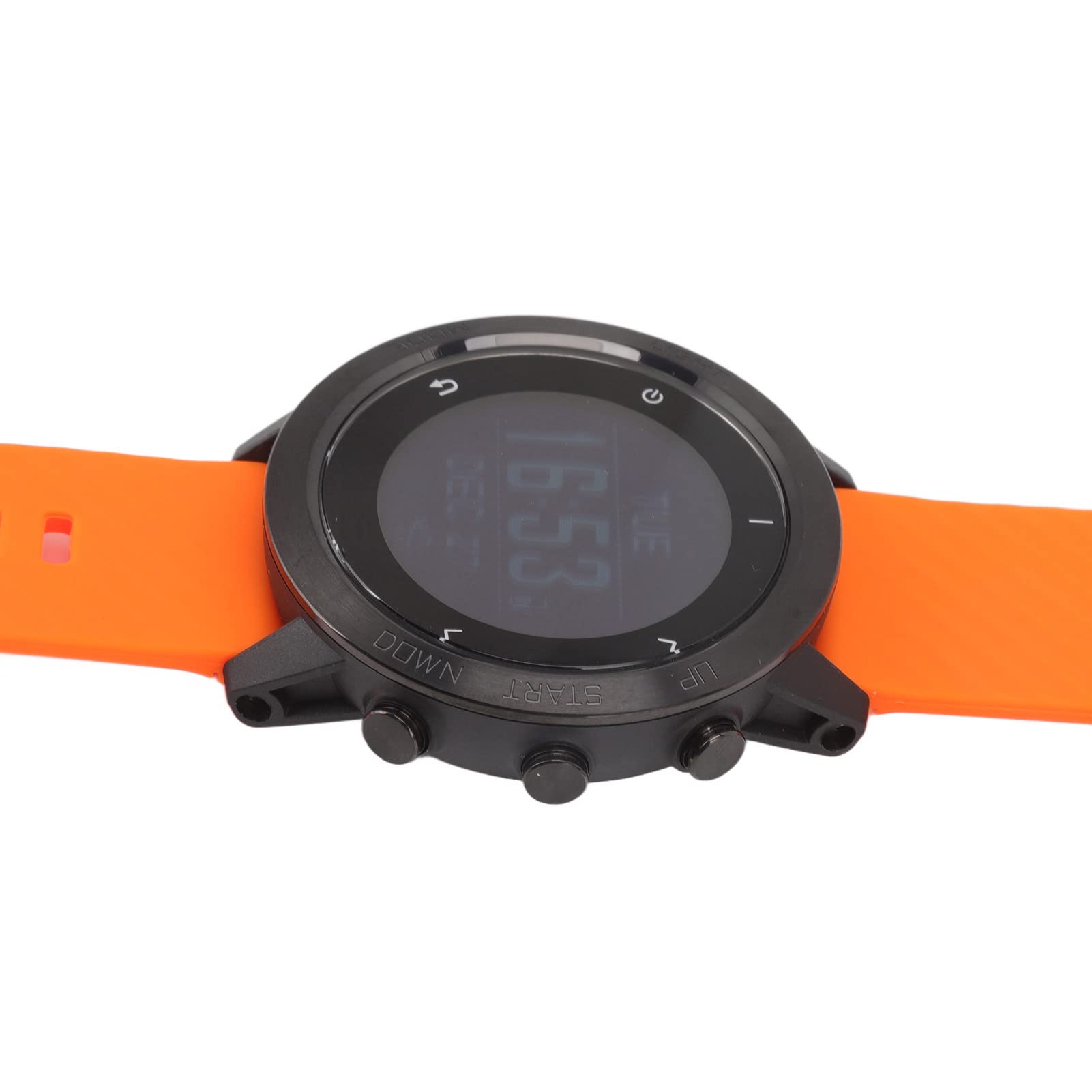 LEYT Reloj de Ordenador de Buceo, Pantalla Clara, Ubicación de Brújula Digital, Reloj Inteligente Resistente Al Agua, Seguimiento de Nuestra Ruta para Montañismo (Naranja)