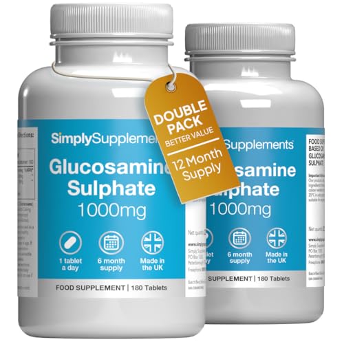 Glucosamine Sulphate 2KCl 1000mg | 360 Fast Release Tablets