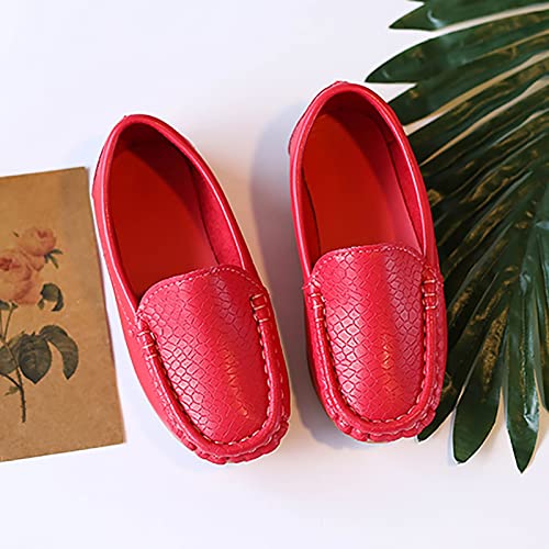 Mocassim infantil para meninos e meninas macio sem cadarço sapato plano sapatos barco infantil menin