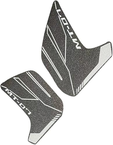 Miniatura 2 de Accesorios de motocicleta Protector de tanque lateral Rodilla Antideslizante Alfombrillas para Yam & aha MT-07 MT07 2018 2019 2020 Tankpad Protector