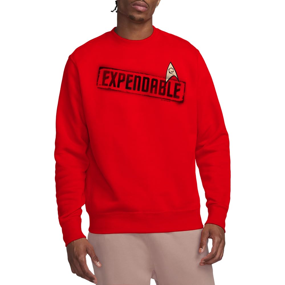 Star Trek Expendable Crew Sweatshirt, Red, XX-Large