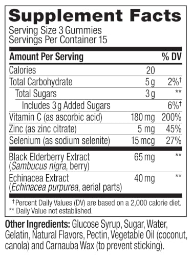 Olly Active Immunity Elderberry Gummies