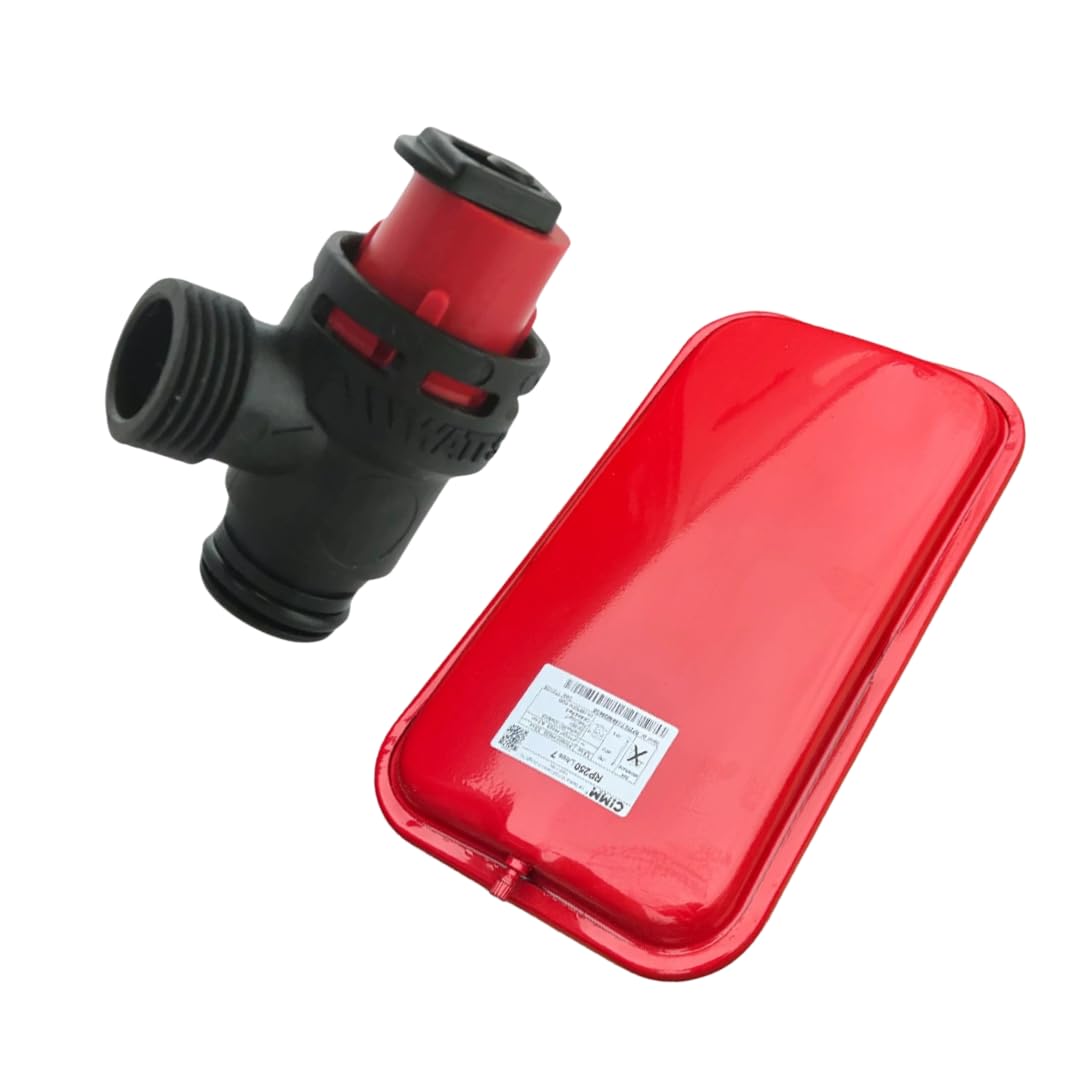 Vaso di espansione caldaia e PRV - compatibile con Potterton Titanium Serie Combi - 7661826 e BI1462100