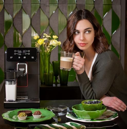 Image of Kaapi Solutions Magenta Prestige Super-Automatic Espresso Machine - One-Touch Coffee & Milk Frothing, Customizable Brewing, Italian Design