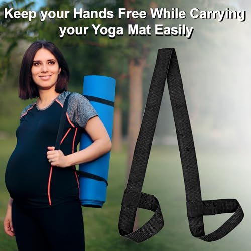 Yoga Mat Strap - Yoga Mat Carrying Strap Sling, Adjustable Loops for all Mat Sizes - Image 6