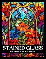 stained glass coloring book stress relief adult coloring coloring pages mandalas flowers relaxing coloring book for women coloring therapy stained ... birds to color artistic nature coloring book B0F6NL3KHB Book Cover