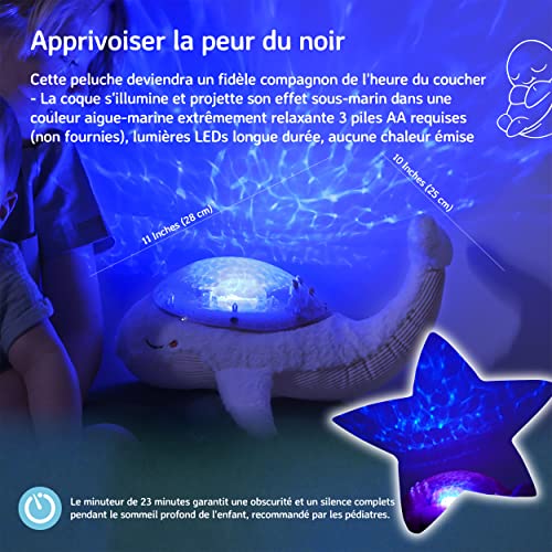 Veilleuse musicale Cloud b Tranquil Whale projecteur ocean pour bebe