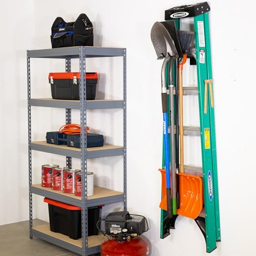 Image of StoreYourBoard Tool Max Single Storage Rack, Wall Mount Home and Garage Hook, Steel Gear Organizer and Hanger