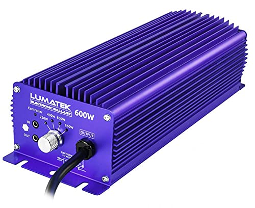 Lumatek LK6240 240V HPS-MH Dial A Watt Dimmable, 600W-400W-300W, 1 Lamp
