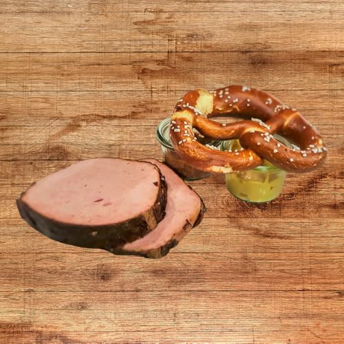 Leberkäse – ca. 500 g | Rauchofen-Fleischkäse aus Schwein & Rind | Zum Backen oder kalt genießen | Kumitzberg Feinkost