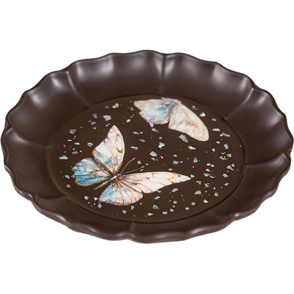 Danlai Retro Chinese Gongfu Tea Tray, Multi-purpose Serving Mat for Teapot Teacup Tea Ceremony Coffee Table Use