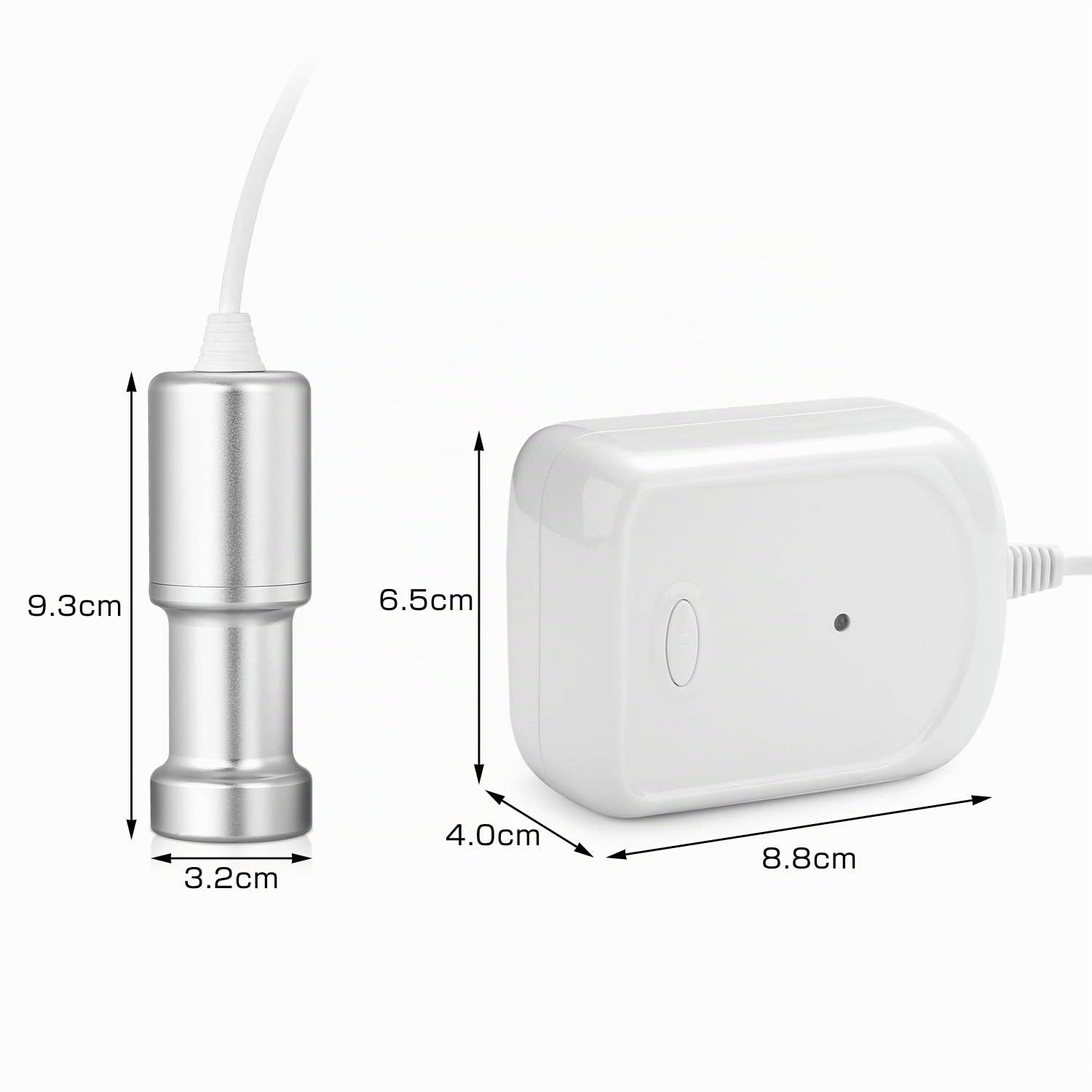 Limpiador ultrasónico portátil, BlumWay Mini limpiador por ultrasonidos en diseño de dos en uno, ideal para verduras y frutas, joyas, vasos, juguetes y ropa, etc.