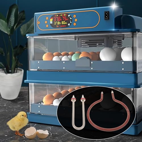Tube chauffant d'incubateur compact 200w acier inoxydable elevage - 5