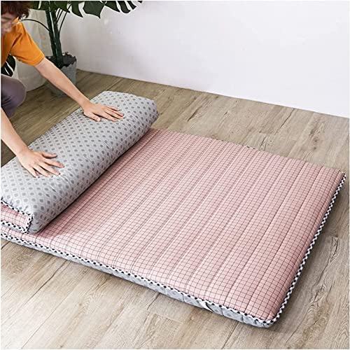 LIAND Colchão de piso japonês, colchão de futon, tatami, dobrável, colchão de acampamento, colchão de dormir para meninos e meninas, dormitório para quatro estações