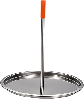 MOVKZACV BBQ Vertical Skewer, Stainless Steel Barbecue Spit Skewer Grill, Chicken Rack Roaster, Charcoal Smoker Grill Roasting Stand, Vertical Grilling Rack Meat Spit for Turkey, Kebab