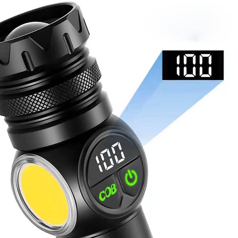 Image of Sarjak 30W White Laser Lamp Most Powerful Rechargeable Torch Light Long Range | Waterproof Emergency LED Light | Camping, Outdoor, Home Use | USB Charging | Self Defense Flashlight