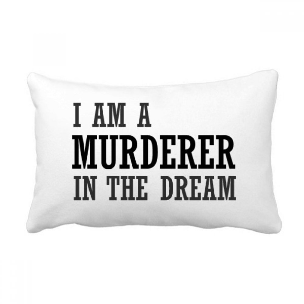 Coussin lombaire Je suis Un Assassin dans Le rêve 40x60 cm pour canapé