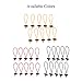 Foto&Tech Multipurpose Extra Thick Elastic Cable Tie and Organizer, Adjustable Cable Strap Toggle Tie, Reusable Tangle Tamer, Cable Management for Cord and Cable (10x 16CM, Black)