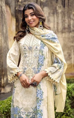 Ensemble coton de luxe Ladyline avec Kurta brodé raffiné - 2