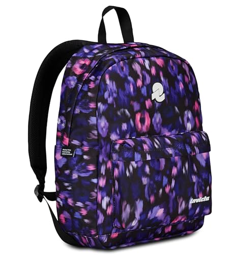 Sac à dos scolaire Invicta violet : protégez votre ordinateur à la fac - 2