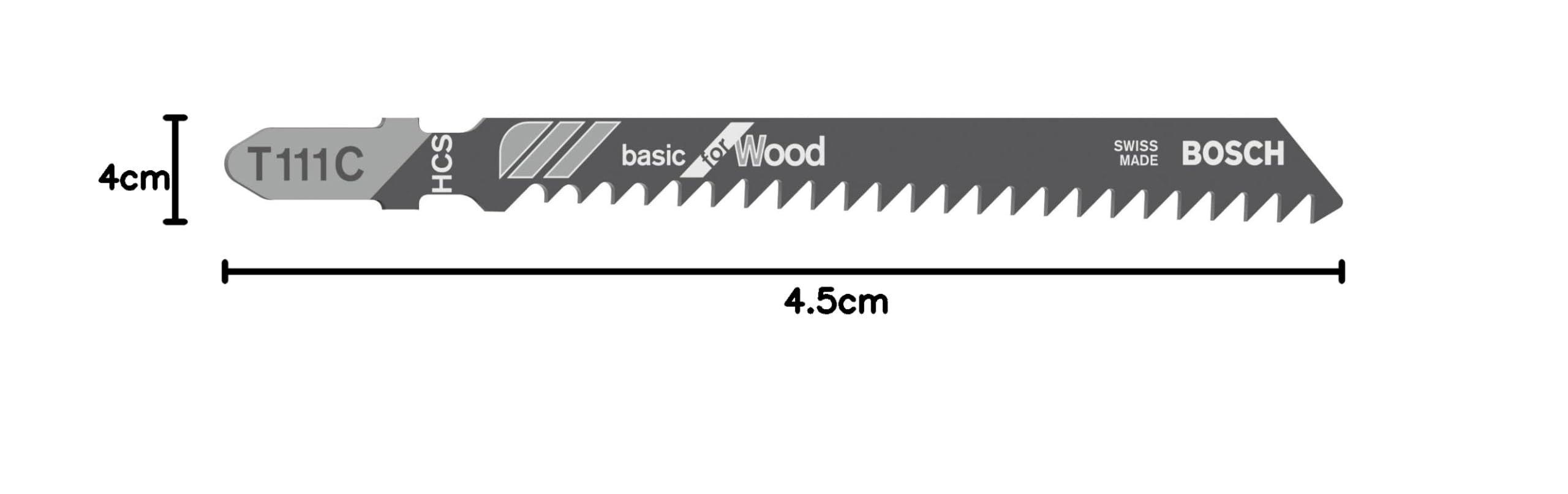 Bosch 100x Stichsägeblatt T 111 C