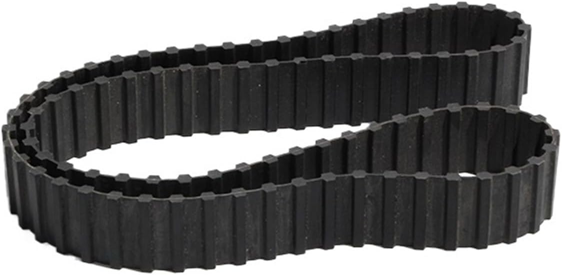 Double Teeth Belt DL Type 12.7/20/25/38mm Belt Width 250DL/270DL/280DL/300DL Toothed Belt Black Rubber Gear Pulley Belt