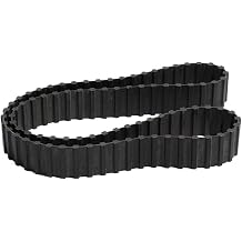 Double Teeth Belt DL Type 12.7/20/25/38mm Belt Width 250DL/270DL/280DL/300DL Toothed Belt Black Rubber Gear Pulley Belt