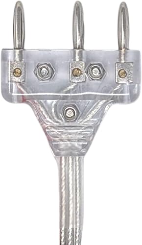 Miniatura 3 de Cordón de cuerpo de espada de esgrima, cable de 3 pines, alambre transparente (paquete de 2)