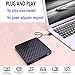External Blu Ray DVD Drive,Portable Ultra-Thin USB 3.0 External 3D Blu Ray CD DVD BD Burner DVD RW Player Writer Reader Disk for Mac OS Windows XP/7/8/10 MacBook PC iMac Laptop-Black(Xglysmyc)