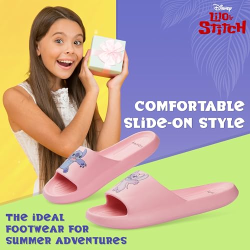 Disney Stitch Girls Sliders, Beach or Pool Shoes for Kids - Stitch Gifts3
