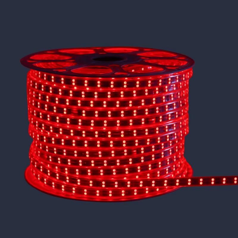 Image of Vespa 5 Meter Waterproof LED Strip Light Red - Energy Saving Rope Light for False Ceiling, Room Decor, Diwali, Christmas & Home Decoration
