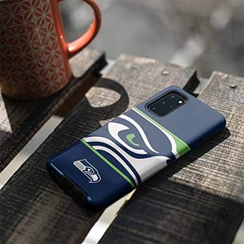 Skinit Pro Phone Case Compatible with Galaxy S20 Plus - Officially Licensed NFL Seattle Seahawks Zone Block Design
