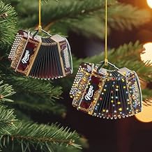 Personalized Accordion Christmas Ornament 2024, Accordion Musical Ornament, Gifts For Accordion Player, Musical Instrument Christmas Ornaments, Accordion Lovers Christmas Ornament ACD 5