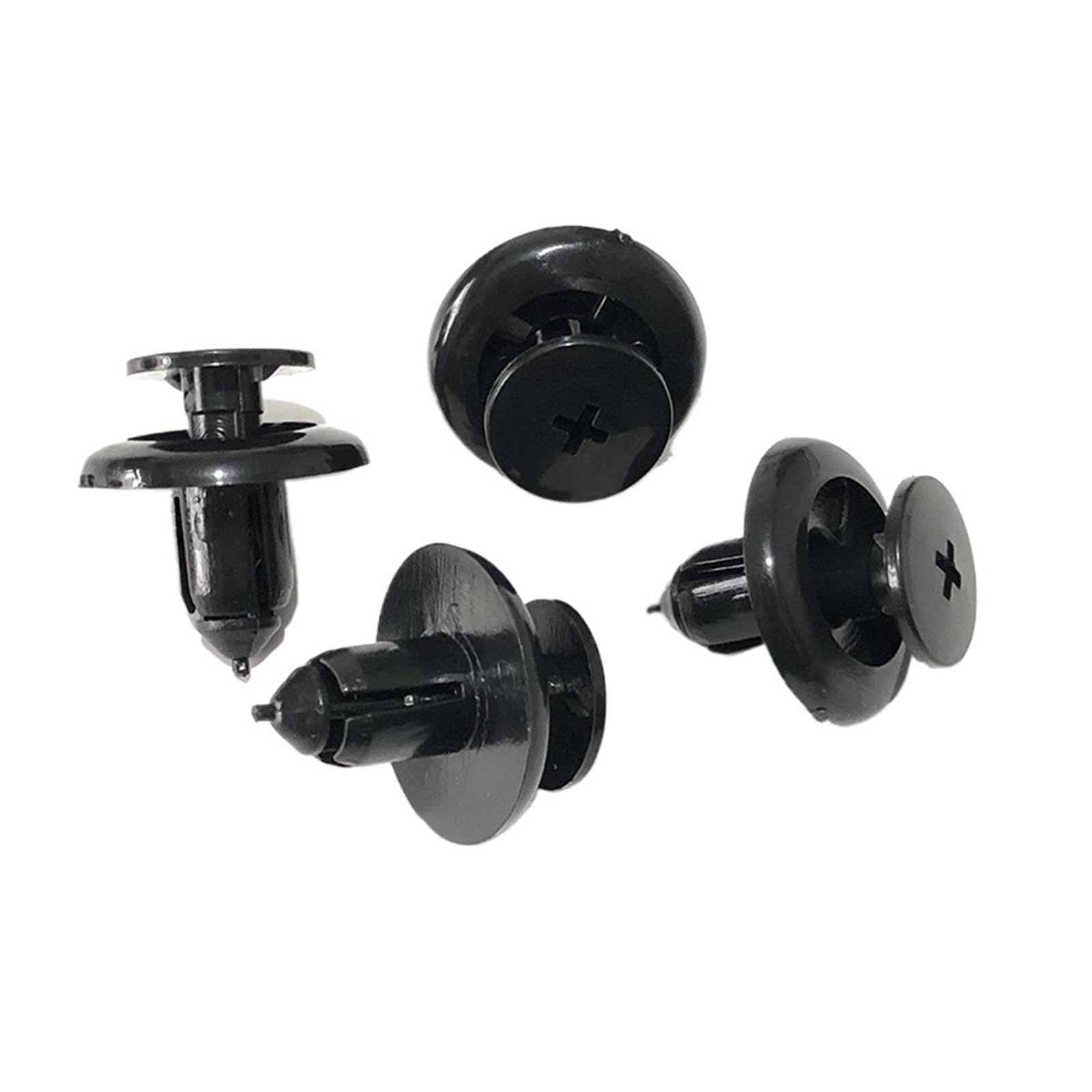 NLNKDTDPAK 20/50Pcs Black 8mm Hole Push in Type Fastener Rivets Fender Clips Fit for Mazda Plastic Trim Retainer Door Fasteners BC1D56145(50pcs)
