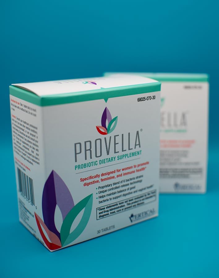 Miniatura 6 de Provella Suplemento dietético probiótico para mujeres apoya la salud digestiva, femenina e inmune - 30 tabletas