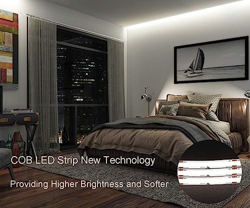 Tira LED COB dephen 16.4ft Luz Día 4000K DC24V miniatura 5